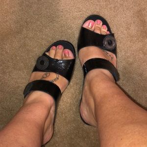 HELLE COMFORT black sandals